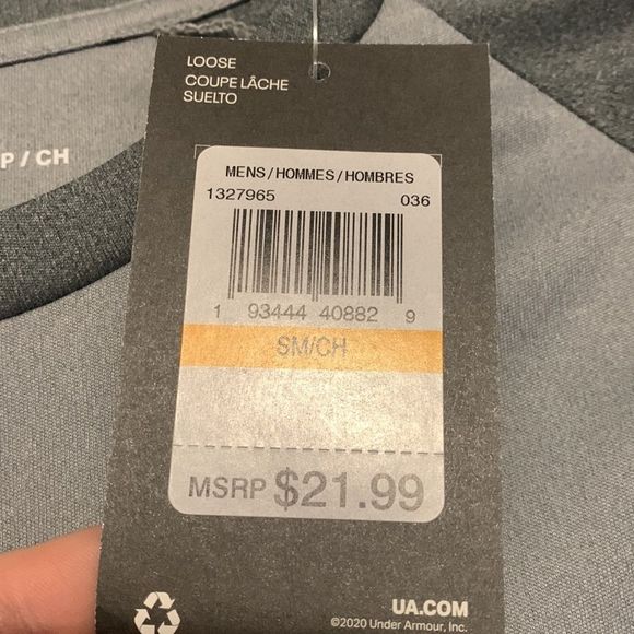 NWT Under Armour Men’s Small HeatGear Loose Short Sleeve T-shirt - Picture 7 of 9